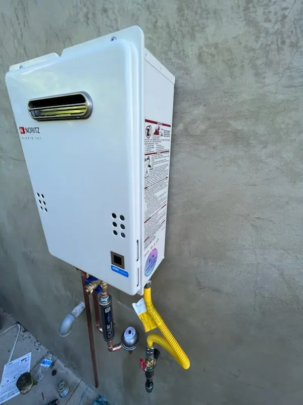 Tankless water heater installation for Winton homes